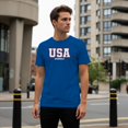 thumbnail image 3 of Smartprints USA Originals Classic Men's T-Shirt Royal Blue, Cotton, L, 3 of 4