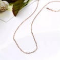thumbnail image 6 of QQTDFG Rose Gold Plated Necklace Chain 20 Inches 1MM Lobster Clasp B327-default, 6 of 7