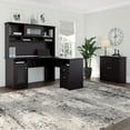Bush Furniture Cabot Small Storage with Doors in Espresso Oak
