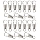 thumbnail image 3 of 20 Tiradores de Cremallera Desmontables con Clip de Bloqueo de Resorte, Repuesto Premium Plata, 3 of 9