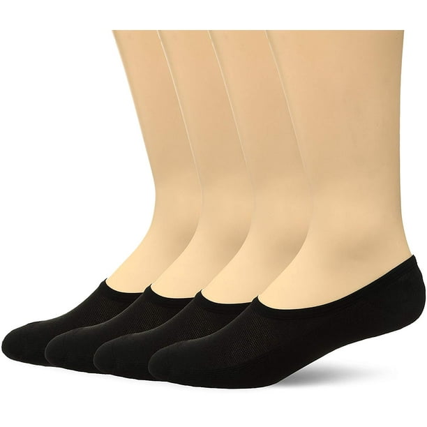 Fruit of the Loom Men's Big & Tall No Show Liner Socks 4Pack