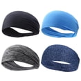 thumbnail image 4 of Ropa de Deporte Diadema elástica para hombres y mujeres, tocado transpirable con absorción de sudor (negro) Ehuebsd Para Estrenar, 4 of 9