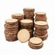 thumbnail image 1 of Rodajas de madera GNIEMCKIN, 70 unidades, 8-10 cm, pino inacabado con corteza, 1 of 7