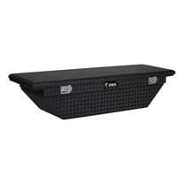 UWS/United Welding Services TBS-69-A-LP-BLK UWSTBS-69-A-LP-BLK 69IN ALUMINUM SINGLE LID CROSSOVER TOOLBOX LOW PROFILE ANGLED BLACK