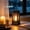 Brown, variant on Telephone Booth Night Light, Vintage Black Metal Hanging Lamp with Polished Surface, Warm Ambient Light Decor for Bedroom Living Room Patio Indoor Outdoor Eclectic Home Layout