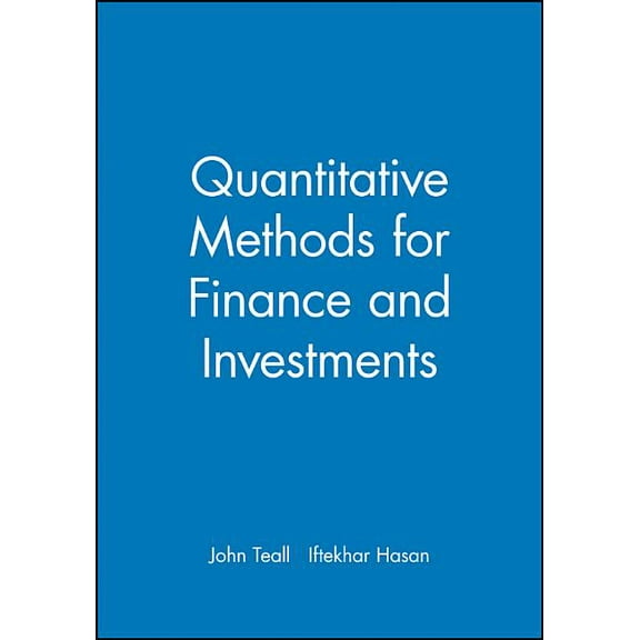 Quantitative Methods for Finan (Paperback)