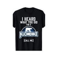 thumbnail image 1 of Lo que hiciste por una camiseta de algodón para hombre negra 180 1, 1 of 6