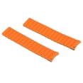 thumbnail image 3 of Correa de reloj magnética Universal de silicona, 2 uds., para Amazfit GTR 3 3 Pro 22mm, negro y naranja, 3 of 9