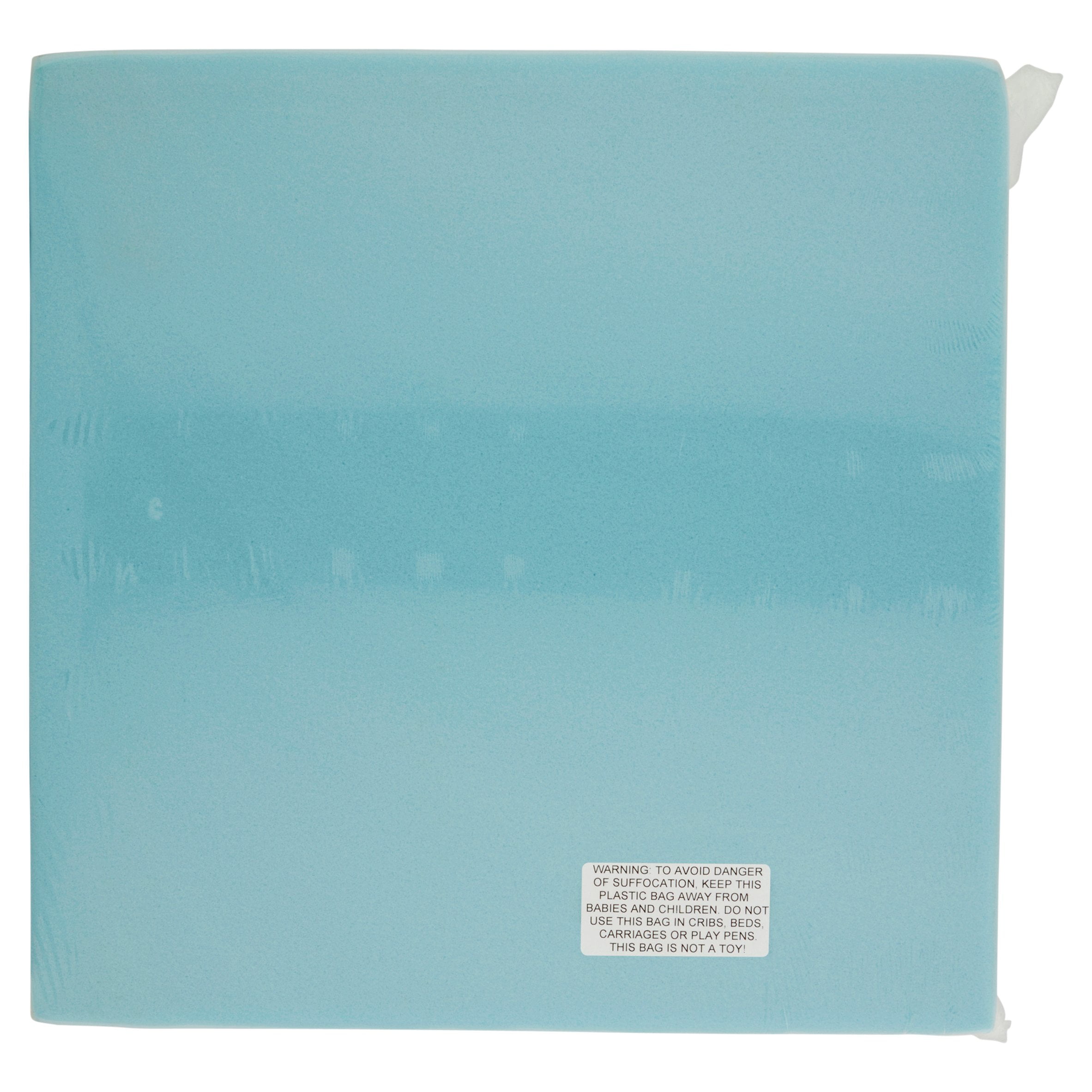 Morning Glory Premium High Density Craft and Cushion Foam, 22" x 22" Square x 4" Thick, 1 Each. Blue