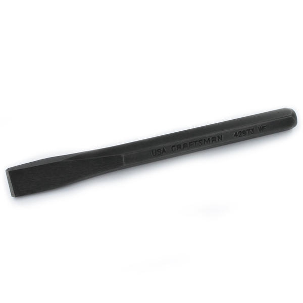 Craftsman Cold Chisel 1/2 in. x 5 3/4 in. Flat Blade Durable Black