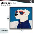 thumbnail image 4 of Stupell Industries Contemporary Sunglasses Hound In The Sun Black Framed Giclee Art, 24 x 24, by YASHNA, 4 of 8