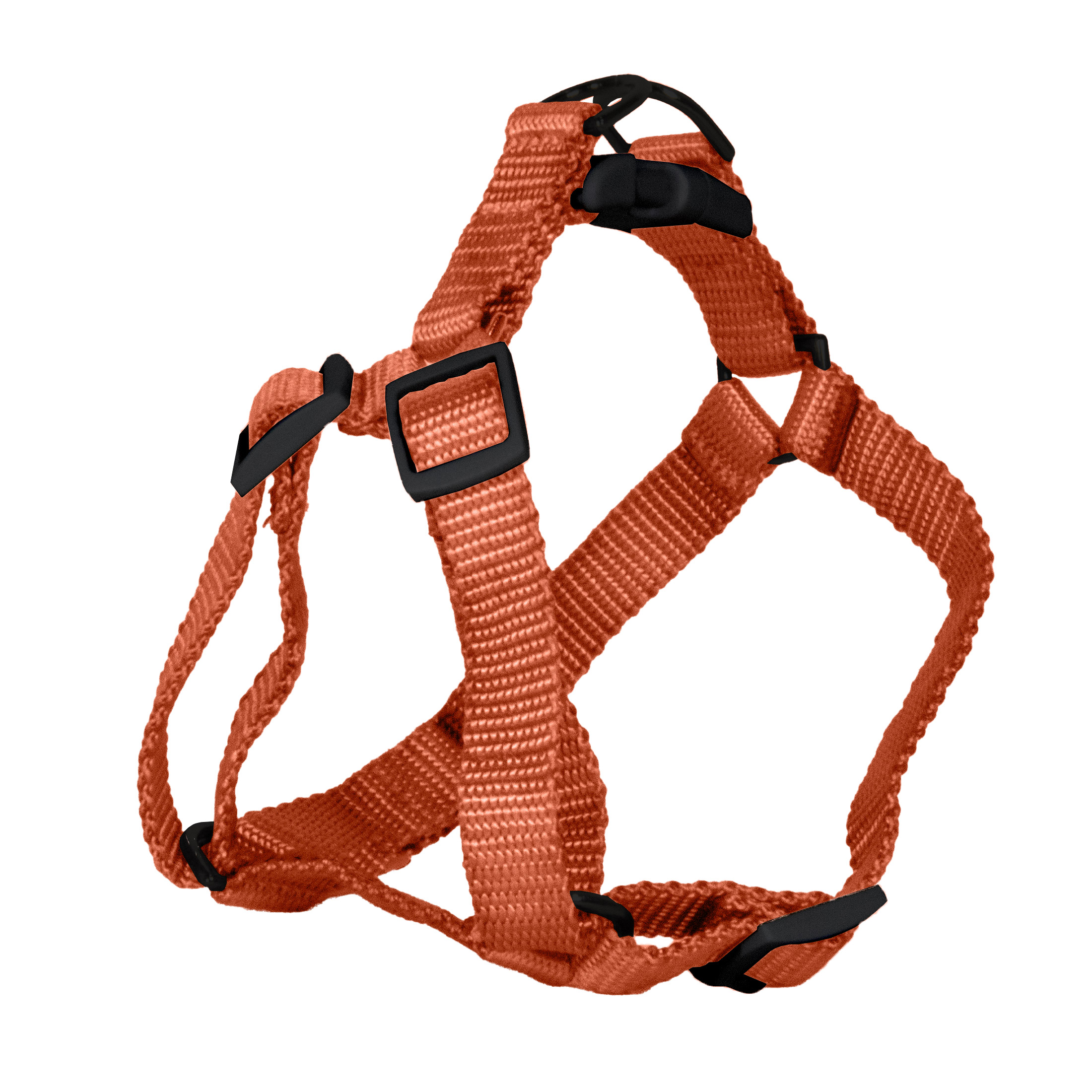 Vibrant Life Polyester Adjustable Step-in Dog Harness, Coral, S