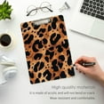 thumbnail image 3 of FORMRS Acrylic Clipboard with Low Profile Clip Standard A4 Letter Size, 12.5" x 9", Leopard Pattern, 3 of 8