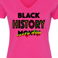 thumbnail image 4 of Inktastic Black History Month Every Day Women's V-Neck T-Shirt, 4 of 5