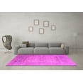 thumbnail image 3 of Ahgly Company Indoor Round Oriental Pink Industrial Area Rugs, 5' Round, 3 of 4