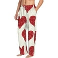 thumbnail image 5 of Cauagu Love Mens Pajama Pants Sleep & Lounge Pants,PJ Bottoms with Pockets-Large, 5 of 7