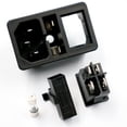 thumbnail image 2 of 10A 125V Power Outlet Inlet Modular with 5 x 16AWG Wiring 3-Pin IEC320 C14 Blue, 2 of 9