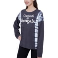 thumbnail image 2 of Ladies NFL Cincinnati Bengals Recoup French Terry Long Sleeve Top, 2 of 3