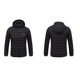 thumbnail image 5 of zonas de calefacción, chaqueta térmica, abrigo de calefacción eléctrica cálido para exteriores de invierno, 5 of 5