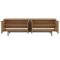 thumbnail image 5 of Nexera Hamilton Tv Stand with 4 Storage Cabinets Fits Tv's up to 70", Walnut, 5 of 9
