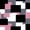Dusty Pink Gray Black, variant on Castle Fairy Retro Offset Rectangle Block Twin Quilt Set 2 Pieces,Geometric Abstract Mosaic Twin Coverlet Set,Dusty Pink Gray Black,1 Bedspread and 1 Pillowcase