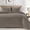 Taupe, variant on Bourina Ultrasonic Quilt Set 3-Piece,Pre-Washed Microfiber Ultra Soft Lightweight Leaf Bedspread Coverlet Set for All Season, Queen Beige