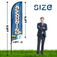 thumbnail image 2 of QSUM Accounting Themed Feather Flag, 8FT Accounting Advertising Swooper Flag, Vivid Color and Fade Proof Accounting Signs for Businesses (Flagpole Not Included), 2 of 7