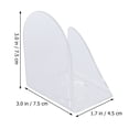 thumbnail image 2 of NIYANGLE 2Set Rectangular Paint Palette Tray for Color Mixing 7.5X7.5X4.5In, 2 of 7