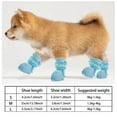 thumbnail image 2 of Dog Boots for Small Medium Dogs 4Pcs Cute Puppy Rain Shoes Non- Rubber Sole Pet Accessories Outdoor, 2 of 6