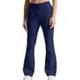 thumbnail image 2 of Flare Sweatpants Women High Waisted Wide Leg Pants Comfy Fleece Sweatpants Casual Loose Fit Yoga Pants with Pockets, 2 of 4