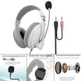 thumbnail image 4 of Auriculares para juegos con cable perfke 3,5 mm en oreja para profesionales, 4 of 9