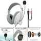 thumbnail image 5 of Auriculares supraaurales con cable de 3,5 de línea de Auriculares blanco jinwen Auriculares para juegos con cable, 5 of 8