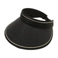 thumbnail image 1 of Sombrero de sol transpirable para mujer, sombrero de sol con parte superior hueca, visera deportiva de moda para actividades al aire libre, gorra de viaje plegable con protección solar para, 1 of 7