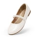 thumbnail image 1 of DREAM PAIRS Zapatos Mary Jane para Niñas en Marfil con Perlas y Brillantes, 1 of 7