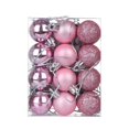 thumbnail image 3 of 24 piezas/caja de bolas de árbol de Navidad de 30 mm, pequeñas bolas colgantes, adornos para fiestas en el hogar, adornos pequeños para Navidad, suministros para Año Nuevo, 3 of 5