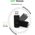 thumbnail image 4 of 50Pack capacity flash drive 1GB USB 2.0 flash drive thumb drive loose USB drive loose (black 50PCS), 4 of 5