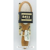 Bass Brushes Medium Oval Cushion Hairbrush Wire Bristle Light Wood Handle 1 Brush
