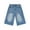 Light Blue, variant on QHFBli Mens Loose Denim Shorts Jean Jorts Shorts Men's Loose Hop Cropped Jeans Work Denim Shorts With Cargo Pockets