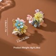 thumbnail image 2 of Sunyuer 14K Gold Plated Little Daisy Earrings Studs for Women Petite Flowers Studs Earrings, 2 of 5
