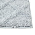 thumbnail image 5 of Mainstays 15-Piece Blue & White Diamond Bathroom Set – Shower Curtain, Bath Rugs & Hooks, Stylish Polyester Decor, 5 of 6