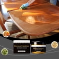 thumbnail image 4 of Furniture Wax, Beeswax Furniture Polish & Wood Conditioner | All-Natural Wood Restorer for Tables, Cabinets & Wooden Tools | for All Wood Types & Colors | Waterproof (1), 4 of 9
