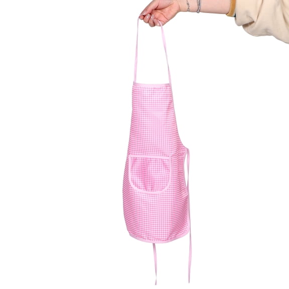 WORGEOUS Chef Apron for Kid Toddler Girls Kids Kitchen Aprons Child Pink