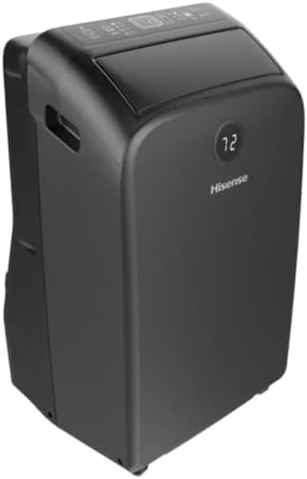 Restored Hisense 10,000-BTU (15,000-BTU ASHRAE) 115-V Dual Hose Portable Air Conditioner with Heat, Window Kit and Remote (Refurbished)