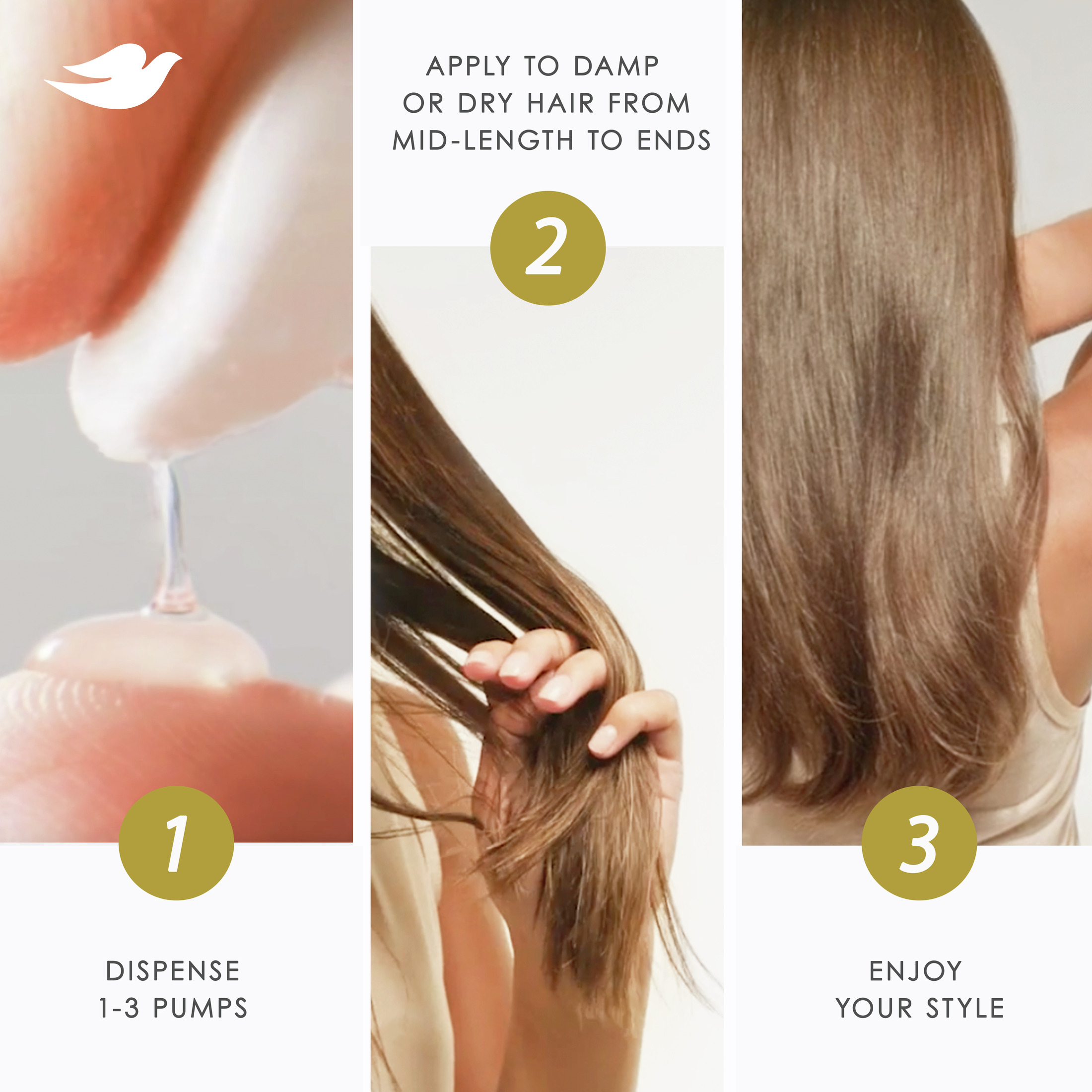 Dove Bond Strength 10-in-1 Hair Serum, 3.3 oz photo 6