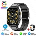 thumbnail image 1 of NEW Smart Watch NFC 2.0-inch AMOLED Screen Bluetooth Call Sport Waterproof Smartwatch Ultra Series 8 Men Women For IOS Android Black Leather_6 AMOLED original, 1 of 7