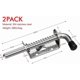 thumbnail image 2 of 2pcs Garage Door Bolt Latch Steel Spring Latch Spring Bolts Latches and Door Locks 128mm for Garage Door Shed, 2 of 4