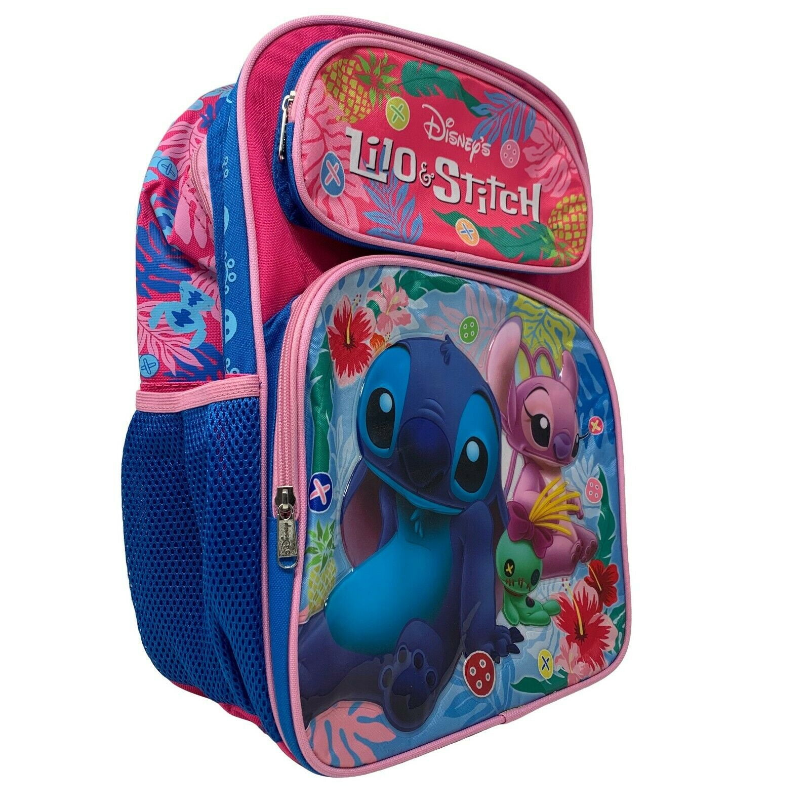 Licensed Disney Lilo and Stitch 16" Girls Large School Backpack