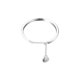 thumbnail image 1 of Anillo de cadena con diseño de nicho para mujer, anillo de personalidad de moda, anillo simple, abierto, ajustable, anillo liso, 1 of 4