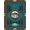 Teal Orange, Pattern 12, variant on ODIKA 8'x10' Washable Area Rug Non-Shedding, Easy Care, Cabin Vintage Bass Angler Motifs Theme Trout Lure Fishing Fish Refined for King Size Bedroom Under Bed, Master Suite