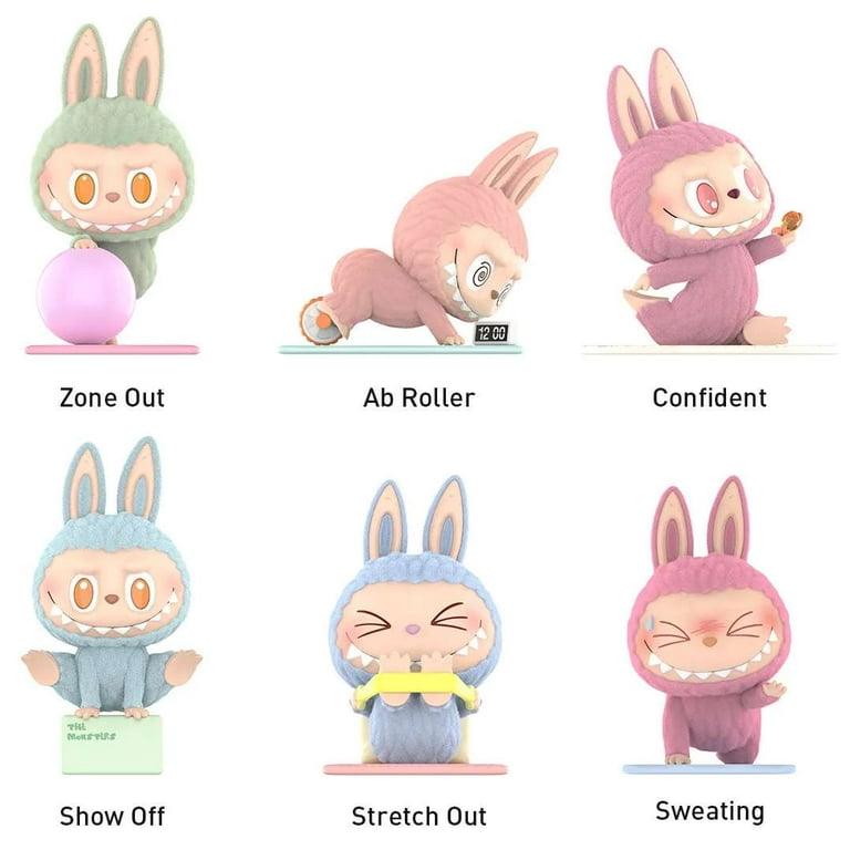 Pop Mart Labubu - Lazy Yoga - Vinyl Plush Pendant Blind Box